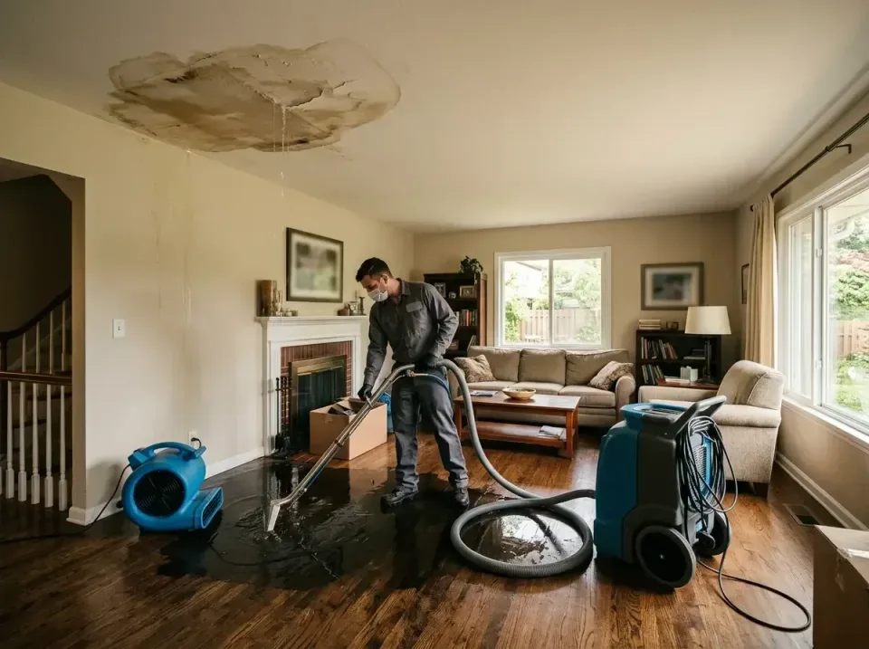 attic-pipe-burst-ceiling-drip-008 — frequently asked questions, Water Damage Restoration & Carpet Care in East Stroudsburg,…